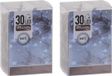 Merkloos Kerstverlichting - 2x - 2 meter - op batterij - helder wit - 30 lampjes - lichtsnoer