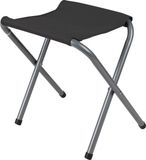 Sunnydays Camping/outdoor krukje - Inklapbaar - Zwart - Metaal/Polyester