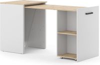 Vicco Eettafel Adam, Grijs/Artisanaal eiken, 50.4 x 60 cm