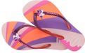 Havaianas KIDS SLIM Glitter II Tongs - Rose/Violet/Orange - Taille 35/36