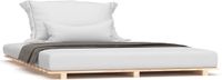 vidaXL Bedframe massief grenenhout 140x200 cm