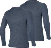 Heatkeeper - Thermoshirt heren - Antraciet - M - 2-Stuks