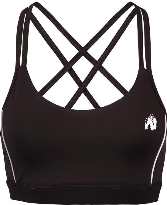 Gorilla Wear Arizona Sportbeha - Zwart - S - Vrouwen - Medium ondersteuning - EU S