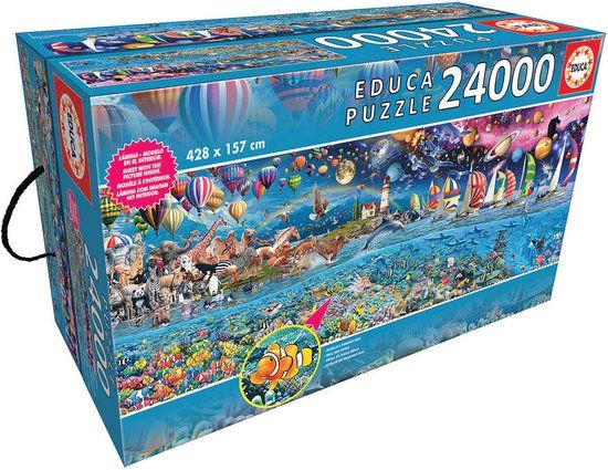 Educa Life Puzzel 24000 Stukjes - 1000 Stukjes - Diverse Kleuren