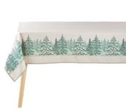 Zengarsa Anti-vlek tafelkleed kerstbomen 240x150 cm