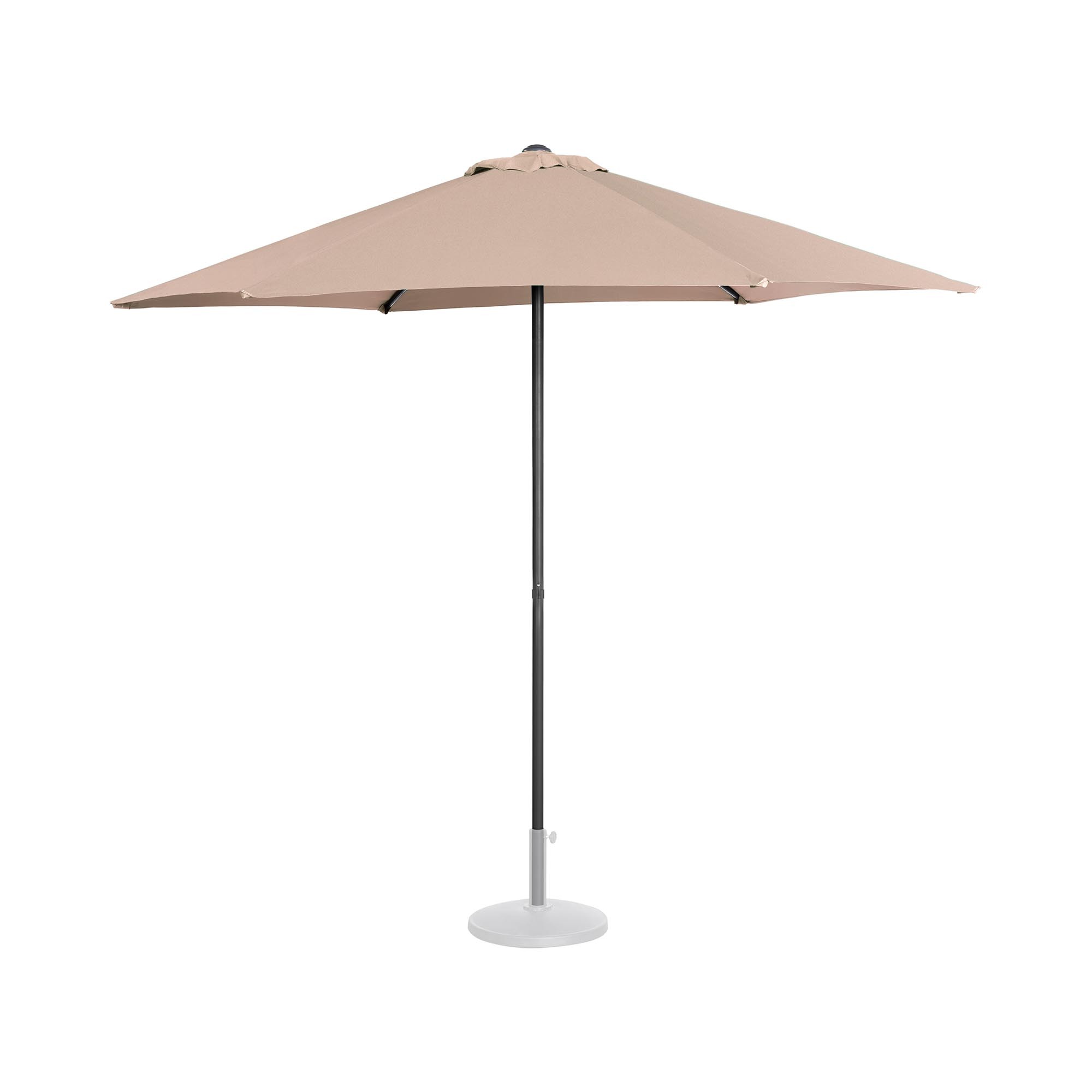 Uniprodo Parasol groot - crèmekleurig - zeshoekig - Ø 270 cm