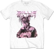 Billie Eilish Purple Illustration Heren T-shirt - L - Wit