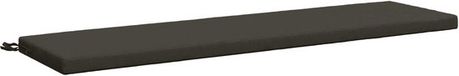 vidaXL Bankkussen SOEST 100% Polyester Antraciet 150 x 40 x 5 cm