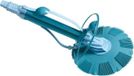 UBBINK Nettoyeur de piscine, nettoyeur de piscine hydraulique, convient à toutes les piscines, avec tuyau de 10 mètres