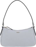 BOSS Alyce Hobo BM Light Grey Schoudertas Leer