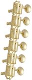 Grover 136G6 Vintage Deluze Guitar Machine Heads, 6-in-Line, Gold