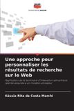 Une Editions Notre Savoir Une approche pour personnaliser les résultats de recherche sur le Web