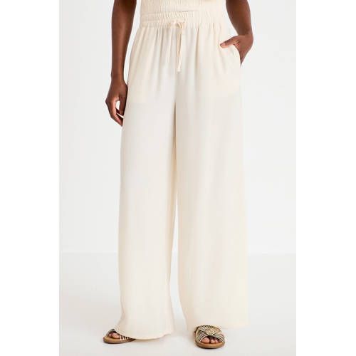 Cache Cache Wide Leg High Waist Casual Broek