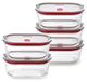 Set de 5 boîtes de conservation en verre | 900ml | Sans fuite