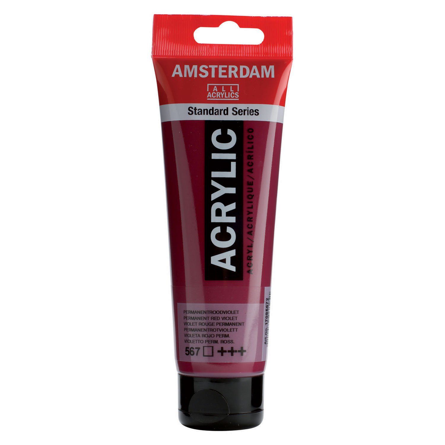 Amsterdam Standard Acrylic Paint - Permanent Red Violet - 120ml Tube