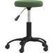 Chaise de salle à manger en velours vert foncé
