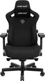 AndaSeat Kaiser Series 3 Premium Large Gaming Chair - Black Fabric (Magnetic Pillow)