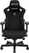 AndaSeat Kaiser Series 3 Premium Large Gaming Chair - Black Fabric (Magnetic Pillow)