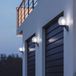Lampe d'extérieur avec capteur IP44, douille E27, capteur IR 180°, noir - max 60W