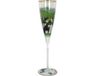 Goebel - Rosina Wachtmeister | Champagne glas Una passeggiata nel verde | Glas - 27cm - met echt goud - 100ml
