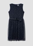 s.Oliver Jurk met stippen navy