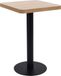 Maison Exclusive Table de bistrot, brun clair, 50x50 cm, MDF