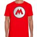 Bellatio Decorations game verkleed t-shirt heren - loodgieter Mario - rood - carnaval/themafeest L -