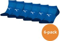 Puma Sport Cushioned Sneakersokken Light 6-pack Blauw-39/42