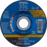 Paard PFERD TOOLS PFERD DUODISC E 115-1,9 PSF DUO STEELOX