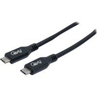 exertis Connect USB-C naar USB-C kabel 80cm zwart