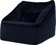 icon - Natalia XL Zitzak Fauteuil - Velours - Middernachtblauw