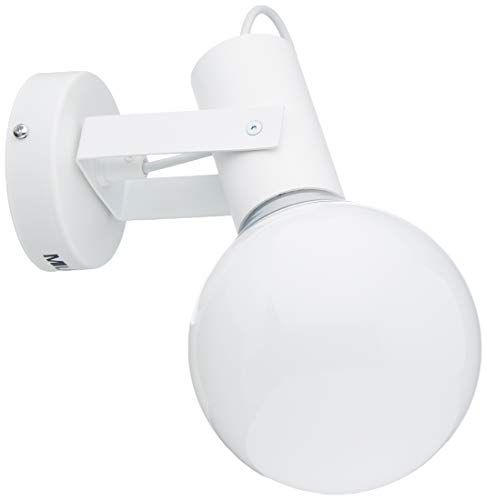 Homemania Wandlamp - Metaal, Glas - Wit, Chroom - E14