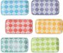 Cosensi - Assiettes apéritives - Petits plats de service - Set de 6 - Coloré - Parfait pour tapas et sushis - Convient à toutes les occasions
