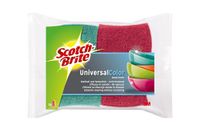 Scotch-Brite COL2 Color cellulose spons, krachtige en zachte vlieszijde, roze/roze en groen/lichtgroen, set van 2 (2 x 2 stuks)