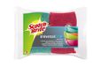 Scotch-Brite COL2 Color cellulose spons, krachtige en zachte vlieszijde, roze/roze en groen/lichtgroen, set van 2 (2 x 2 stuks)