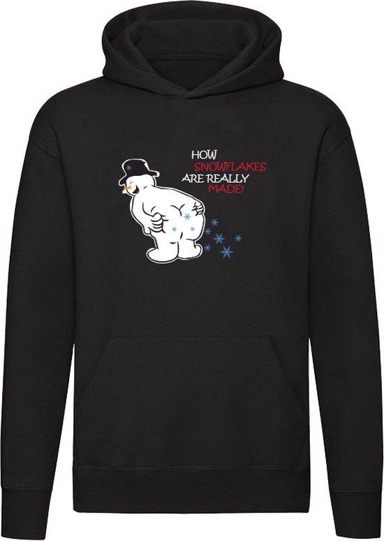 Sol's Sneeuwpop Trui - Unisex - Zwart - Katoen - Maat S