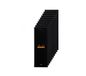 RHODIA 86009Cpack - Geniet Notitieblok voor Boodschappen N°8 Zwart - 7,4 x 21 cm - Gelijnd - 80 Afscheurbare Vellen - Clairefontaine Papier 80 g/m² - Omslag van Gecoat Karton - Pakket van 10 blokken