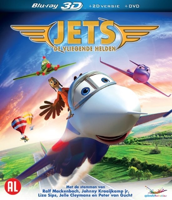 Animatie (Incl. O-Card) Jets - De Vliegende Helden (3D Blu-ray blu-ray (3D)