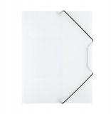 D.RECT Transparant Plastic Kaart met Elastiek A4 - 6 Stuks