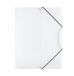 D.RECT Transparant Plastic Kaart met Elastiek A4 - 6 Stuks