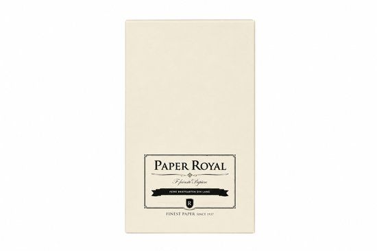 Rössler Losse kaarten - Fijn papier - Créme wit - 20 stuks