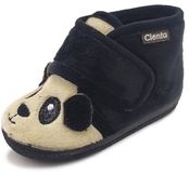 Cienta Babyslofjes Panda Grenoble Unisex Negro Dierenprint Schoenmaat 26