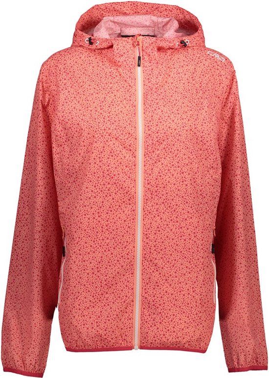 Cmp Rain Fix Hood Jas Oranje XL Vrouw