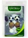Carromco Tafelvoetbal ballen 2 x zwart/wit 2 x wit 2 x effen kurk