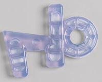 Socona R1 kettingslot voor deur, transparant