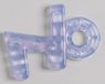 Socona R1 kettingslot voor deur, transparant