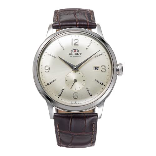 Orient Watches Classic Bambino Small Seconds 41 mm Heren Horloge Zilverkleurig