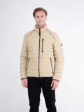 LERROS Licht en modieus doorgestikt blousonjack met warme voering, Maat: XXL, Kleur: GRAVEL BEIGE
