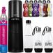 SodaStream Terra source d'eau, méga-pack, 2 pièces : bouteille de 0,5 litre et 1 litre + bolero