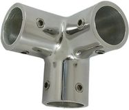 Goldenship TOURON SA Drie richtingen hoek 90º diameter 25 mm (GS72463) Zilver Polyester